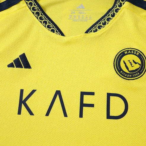 Kit Infantil Al Nassr Home 26/27 - Amarelo