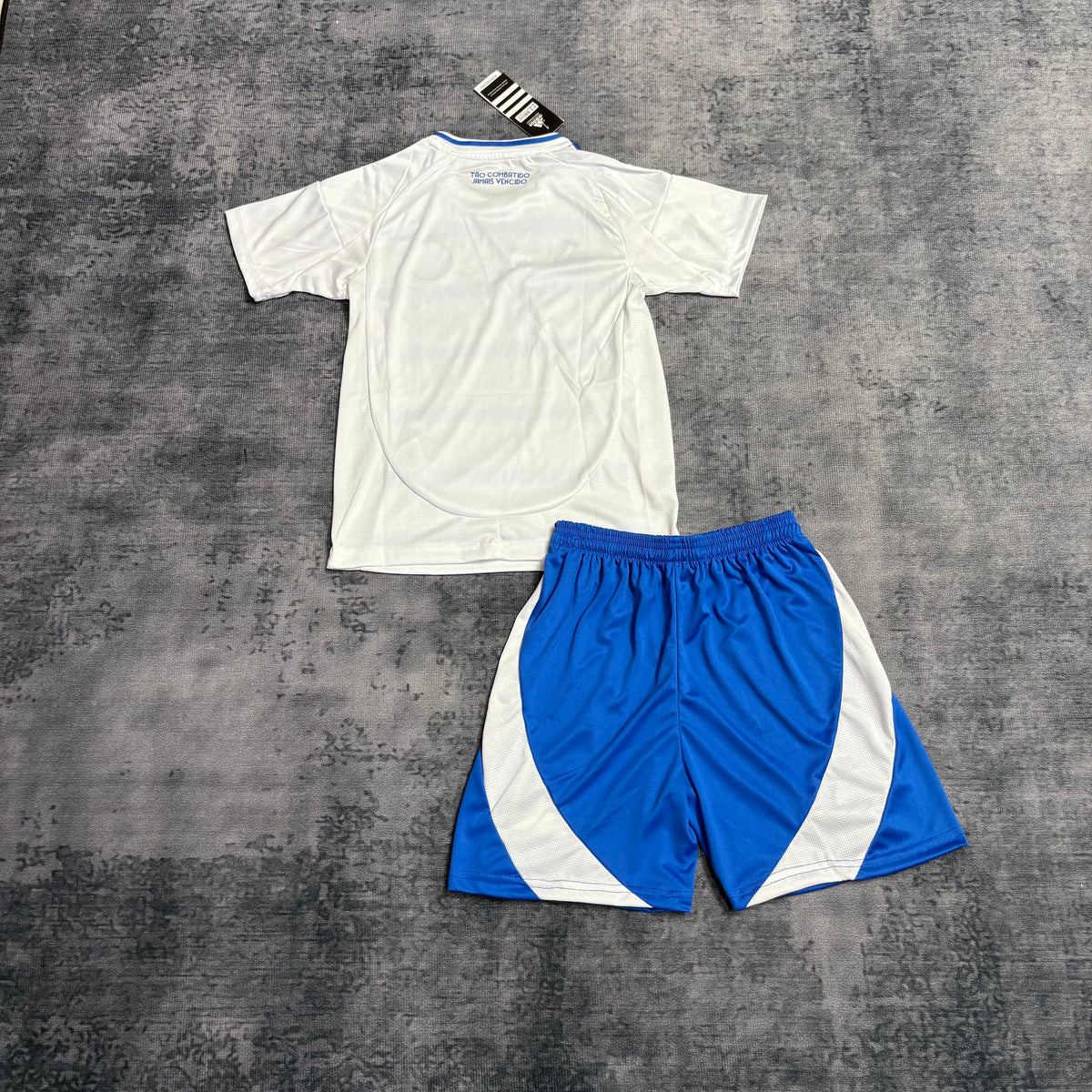 Kit Infantil Cruzeiro Away 25/26 - Branco e Azul