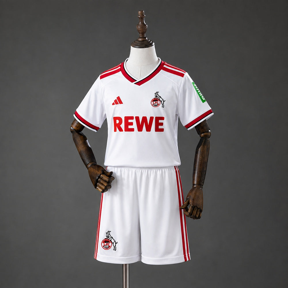 Kit Infantil 1. FC Köln Home 26/27 -  Branco