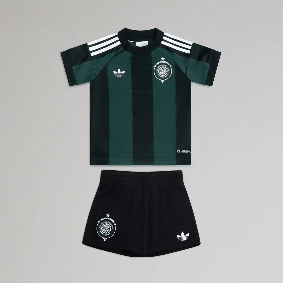 Kit Infantil Celtic Away 26/27 - Verde e Preto