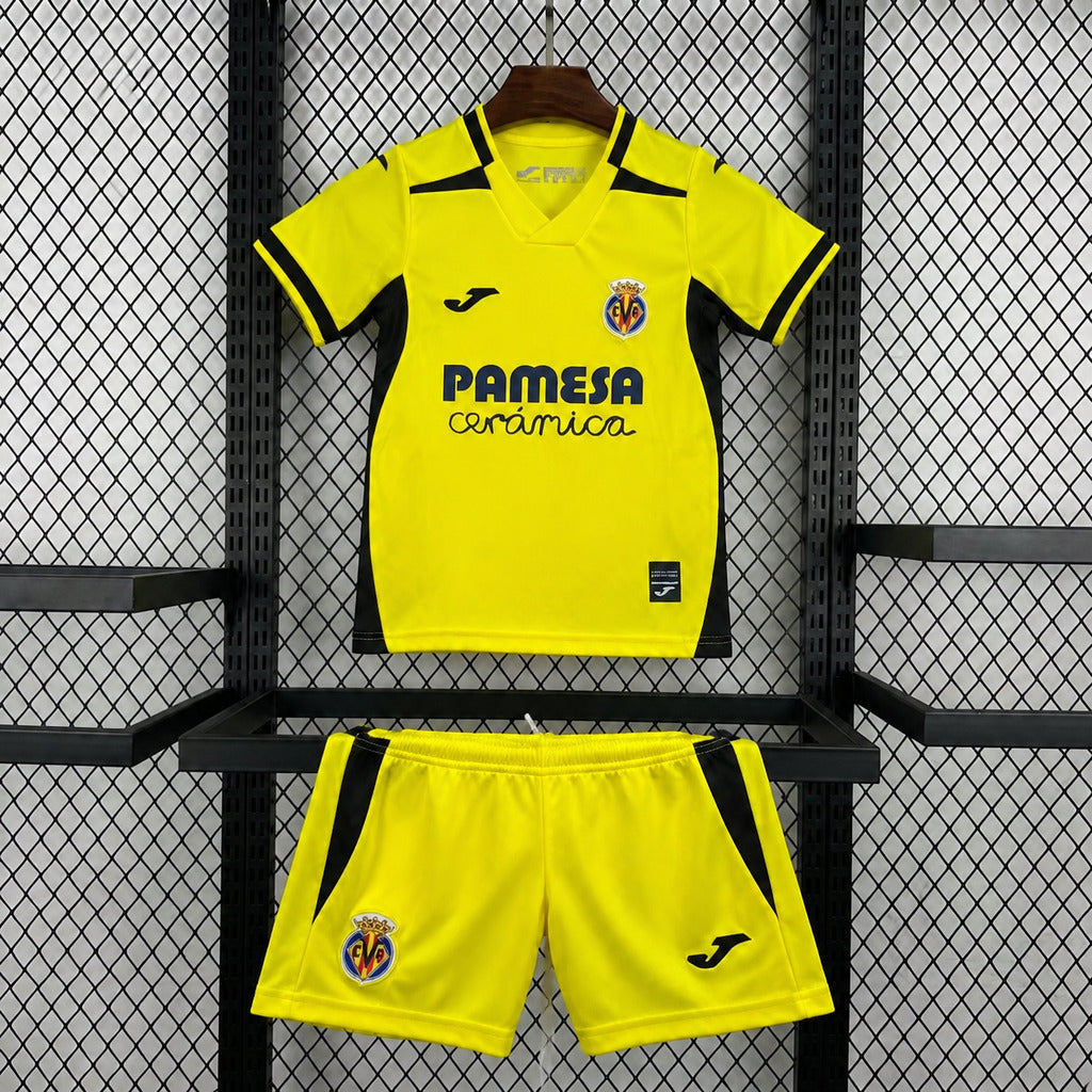 Kit Infantil Villareal Home 26/27  - Amarelo
