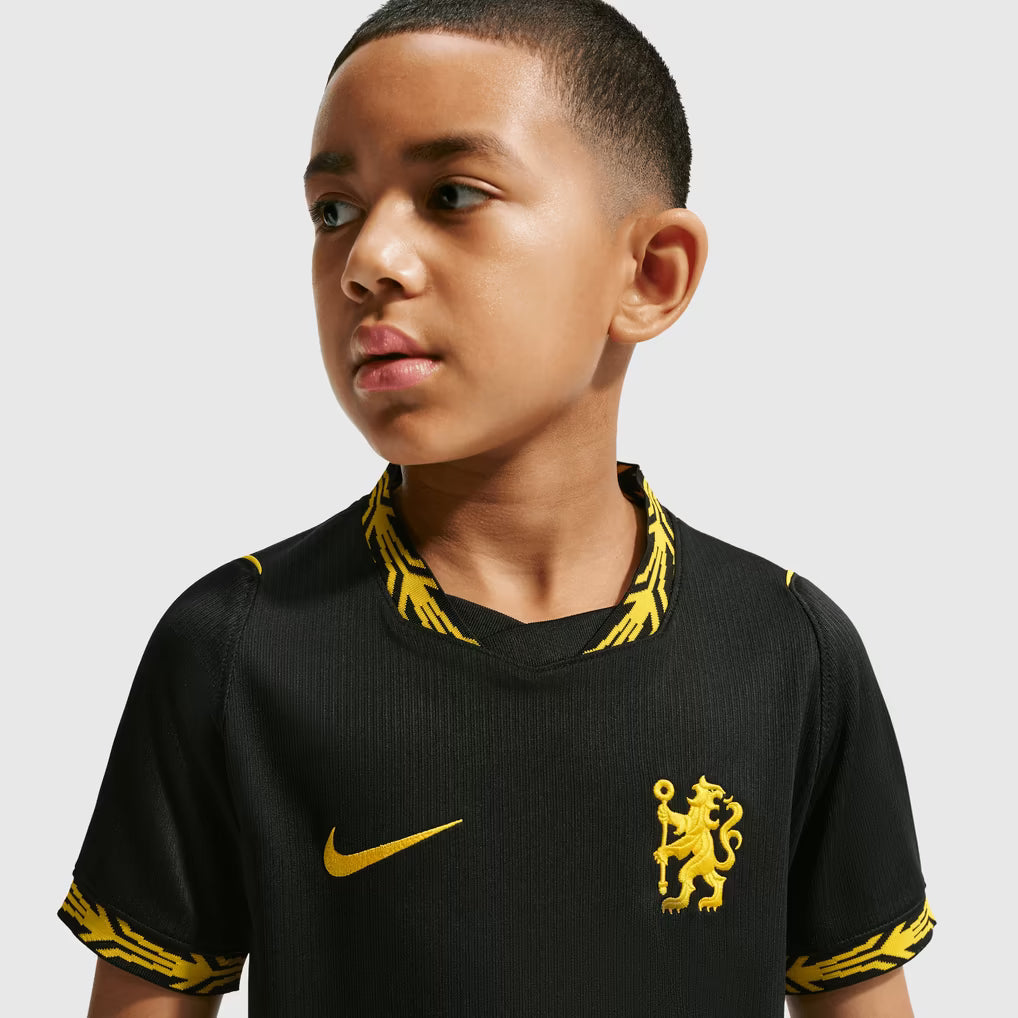Kit Infantil Chelsea Away 26/27 - Preta