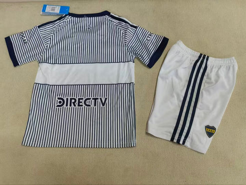 Kit Infantil Boca JRS Away 26/27  -  Branca e Azul