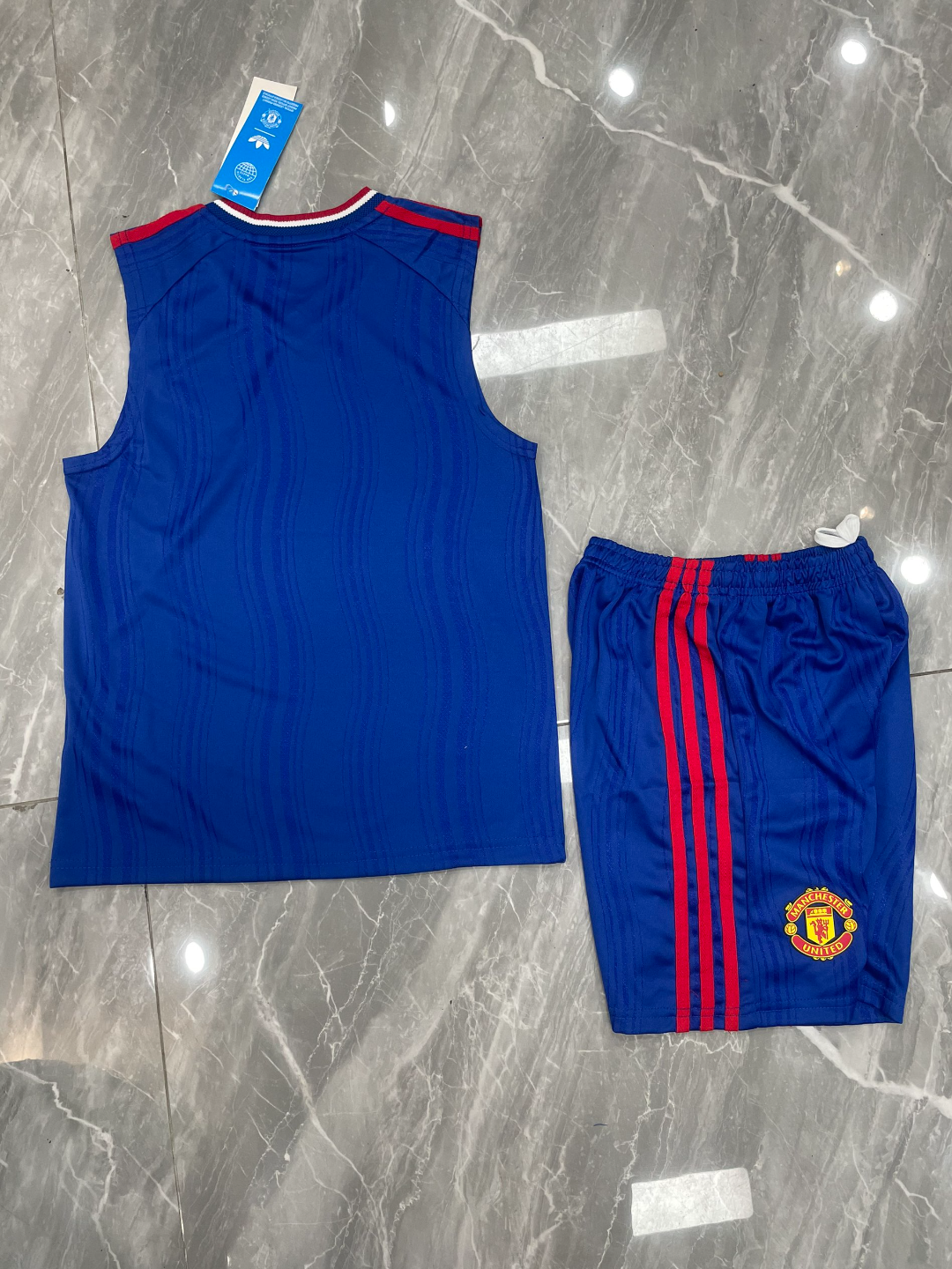 Kit Infantil Regata Manchester United Away 26/27 - Azul