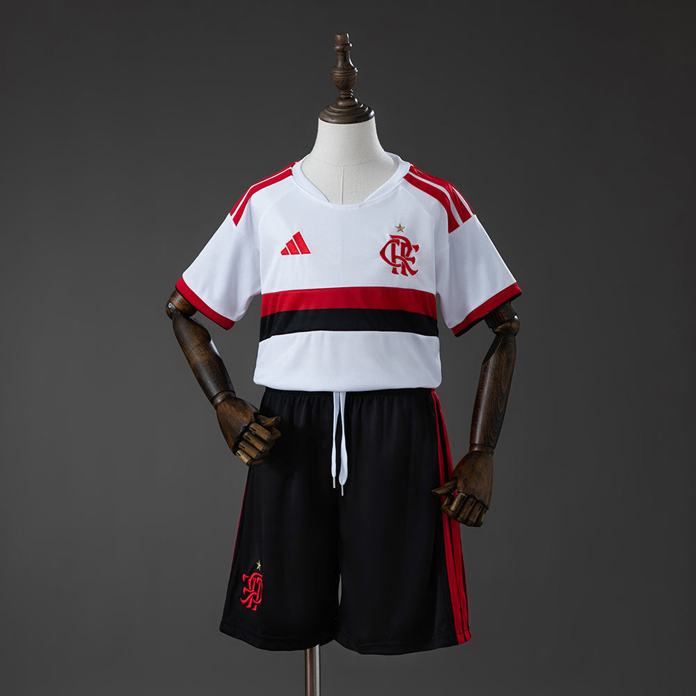 Kit Infantil Flamengo Away 26/27 - Branco