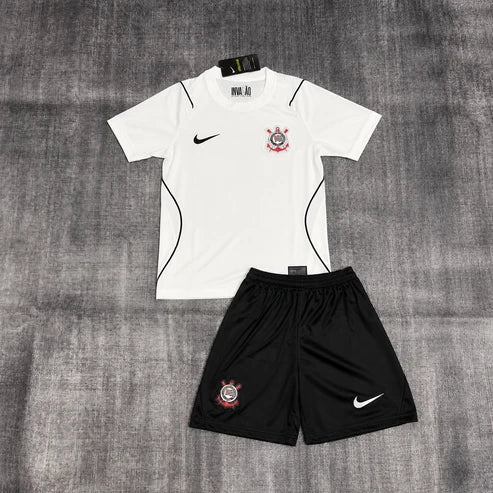 Kit Infantil Corinthians Home 26/27 - Branco