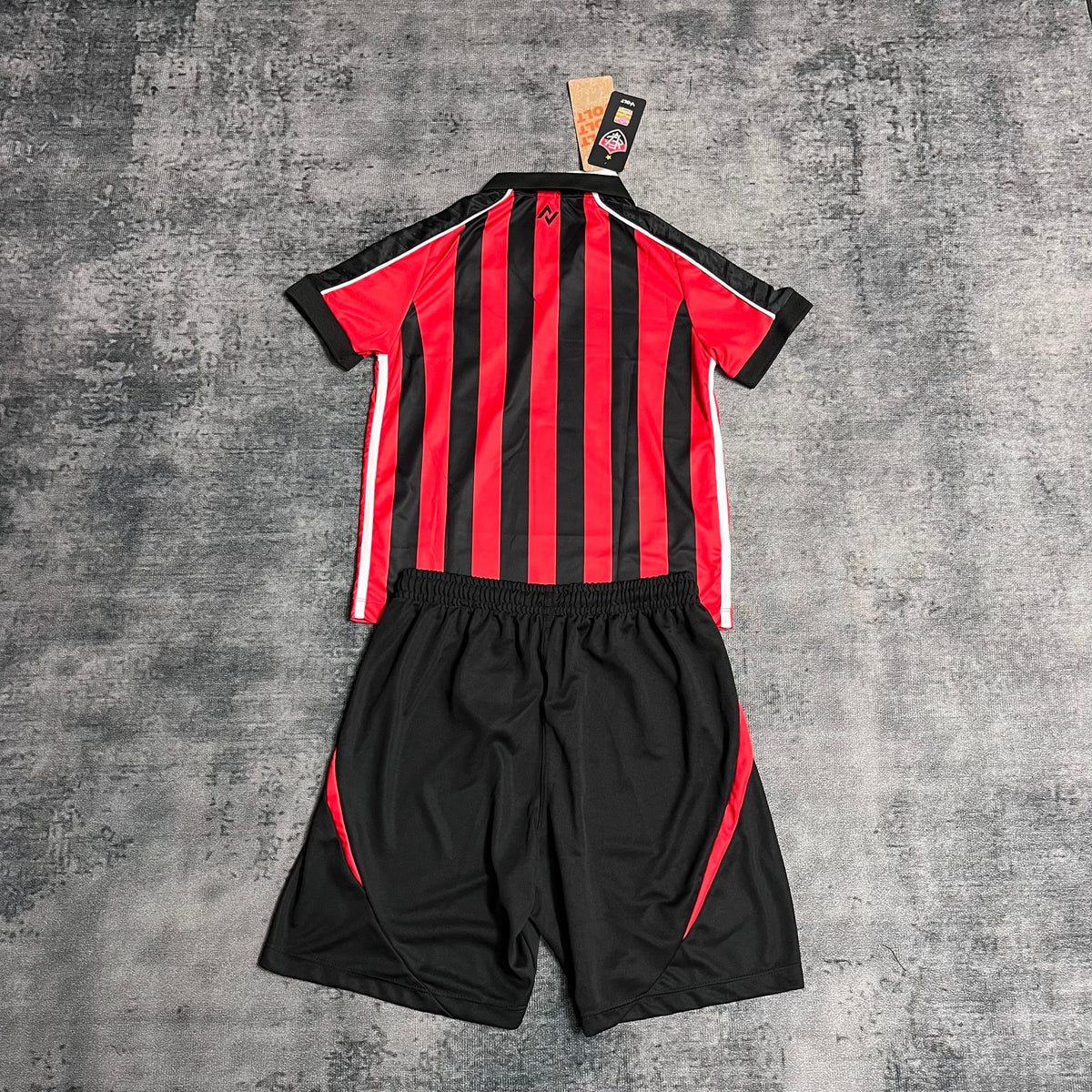 Kit Infantil Vitória Home 25/26 - Vermelho e Preto