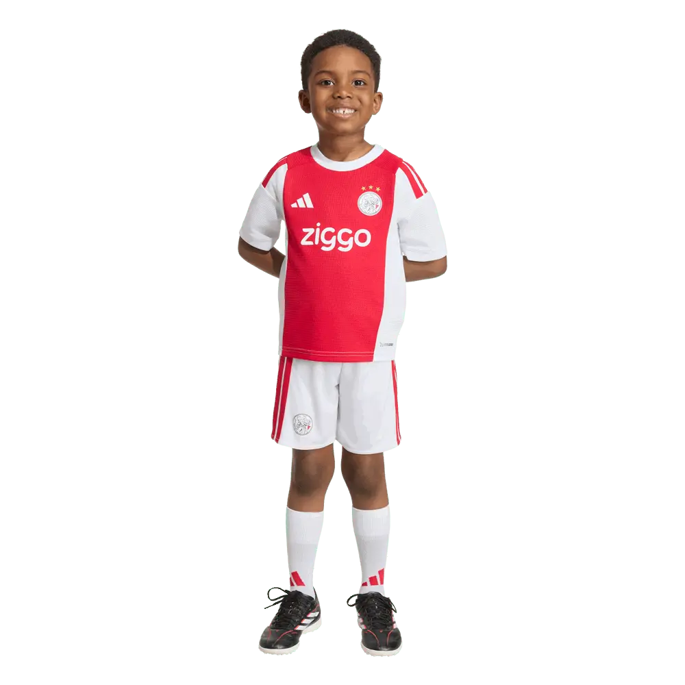 Kit Infantil Ajax Home 26/27 - Vermelho e Branca