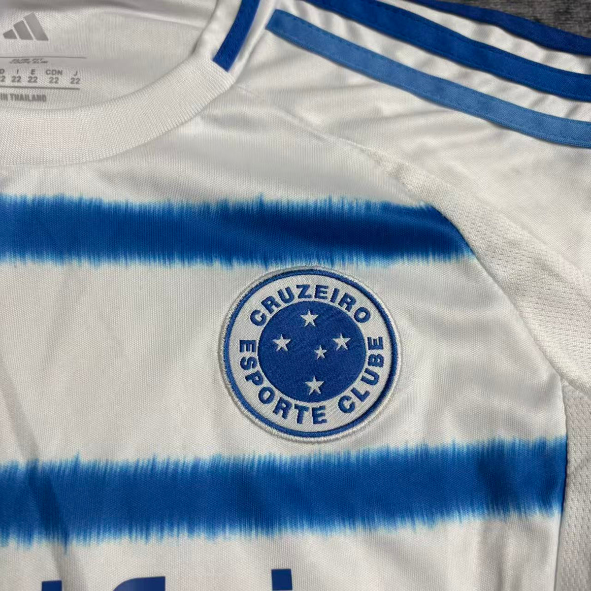 Kit Infantil Cruzeiro Away 25/26 - Branco e Azul