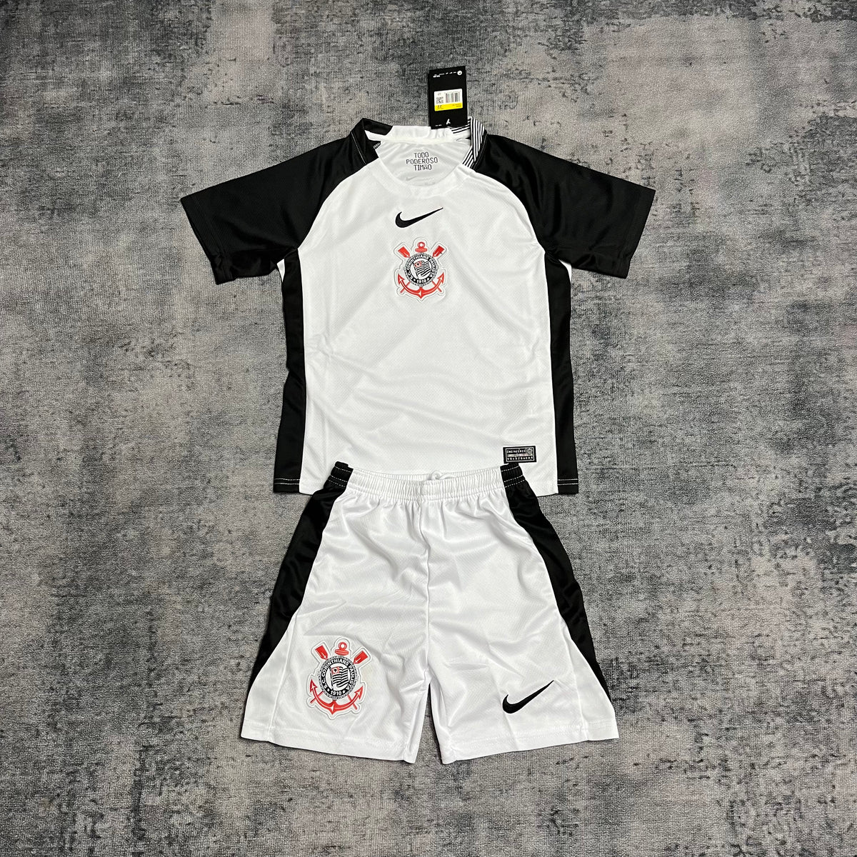 Kit Infantil Corinthians Home 25/26 - Branco