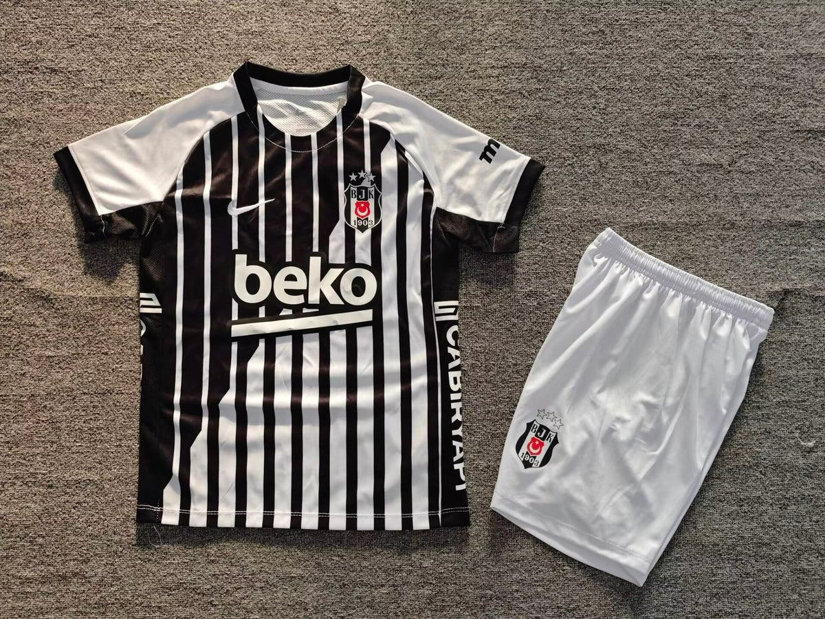 Kit Infantil Besiktas Away 26/27 - Branca e Preta