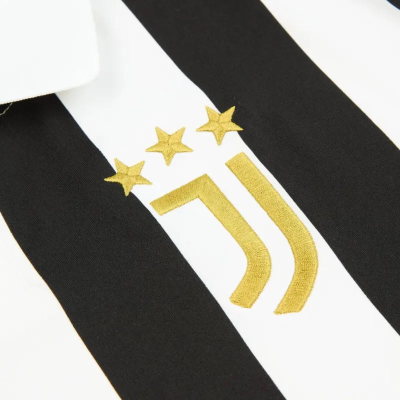 Kit Infantil Juventus Home 26/27  - Preta e Branca