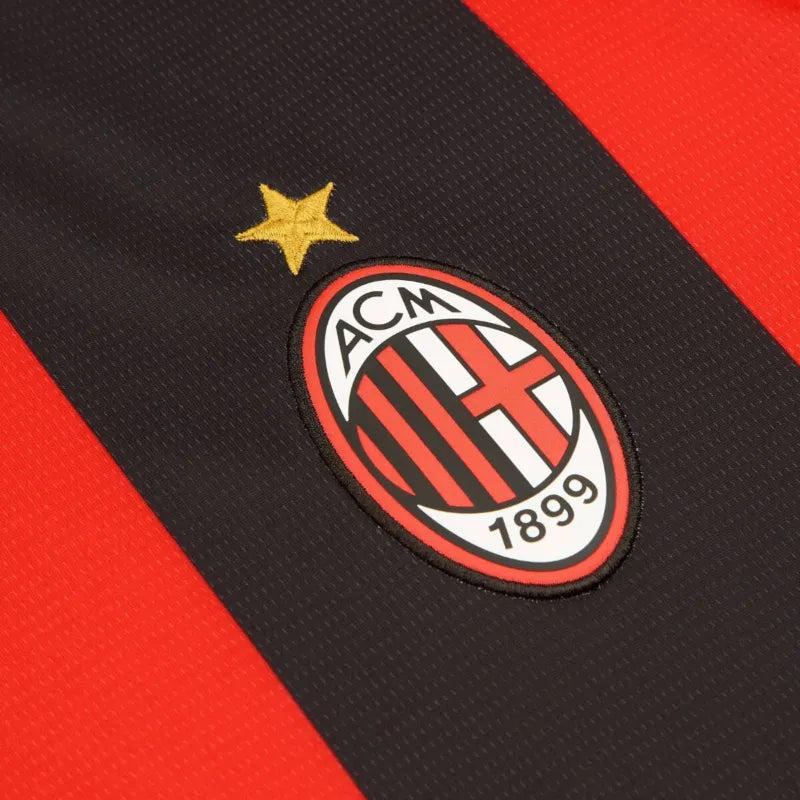 Kit Infantil Milan Home 26/27  - Vermelho e Preto