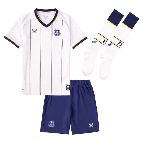 Kit Infantil Everton Away 26/27 - Branco