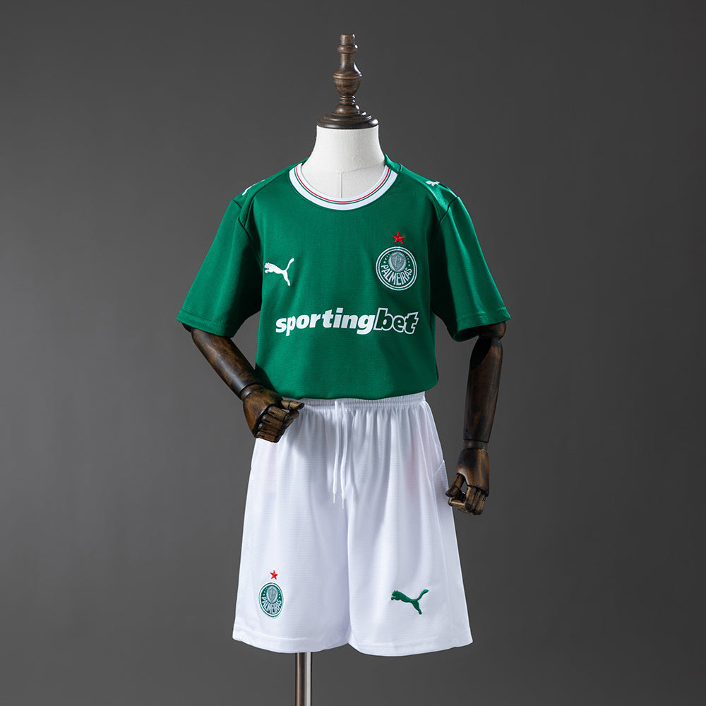 Kit Infantil Palmeiras Home 26/27 - Verde