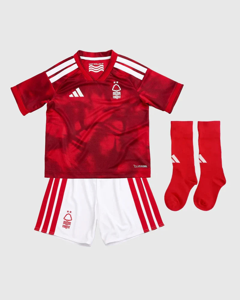 Kit Infantil Nottingham Forest Home 26/27 - Vermelho