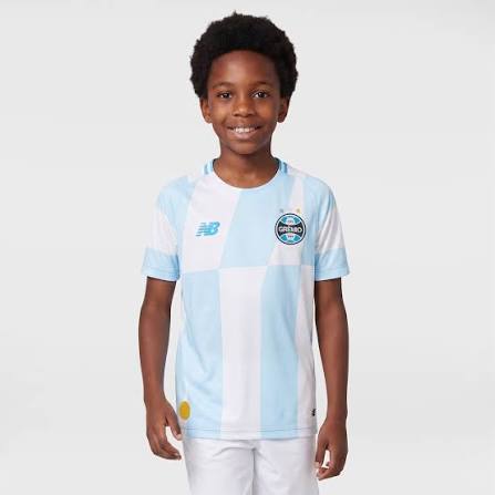 Kit Infantil Grêmio Away 26/27 - Branco e Azul