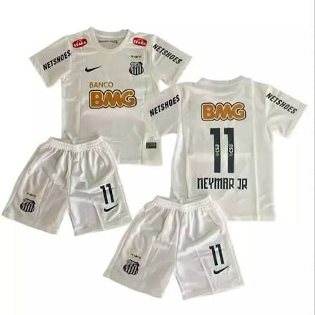 Kit Infantil Santos Home Retrô 11/12 - Branco