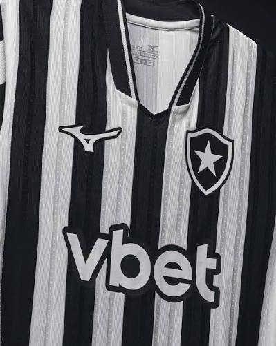 Kit Infantil Botafogo Home 26/27 - Preta e Branca