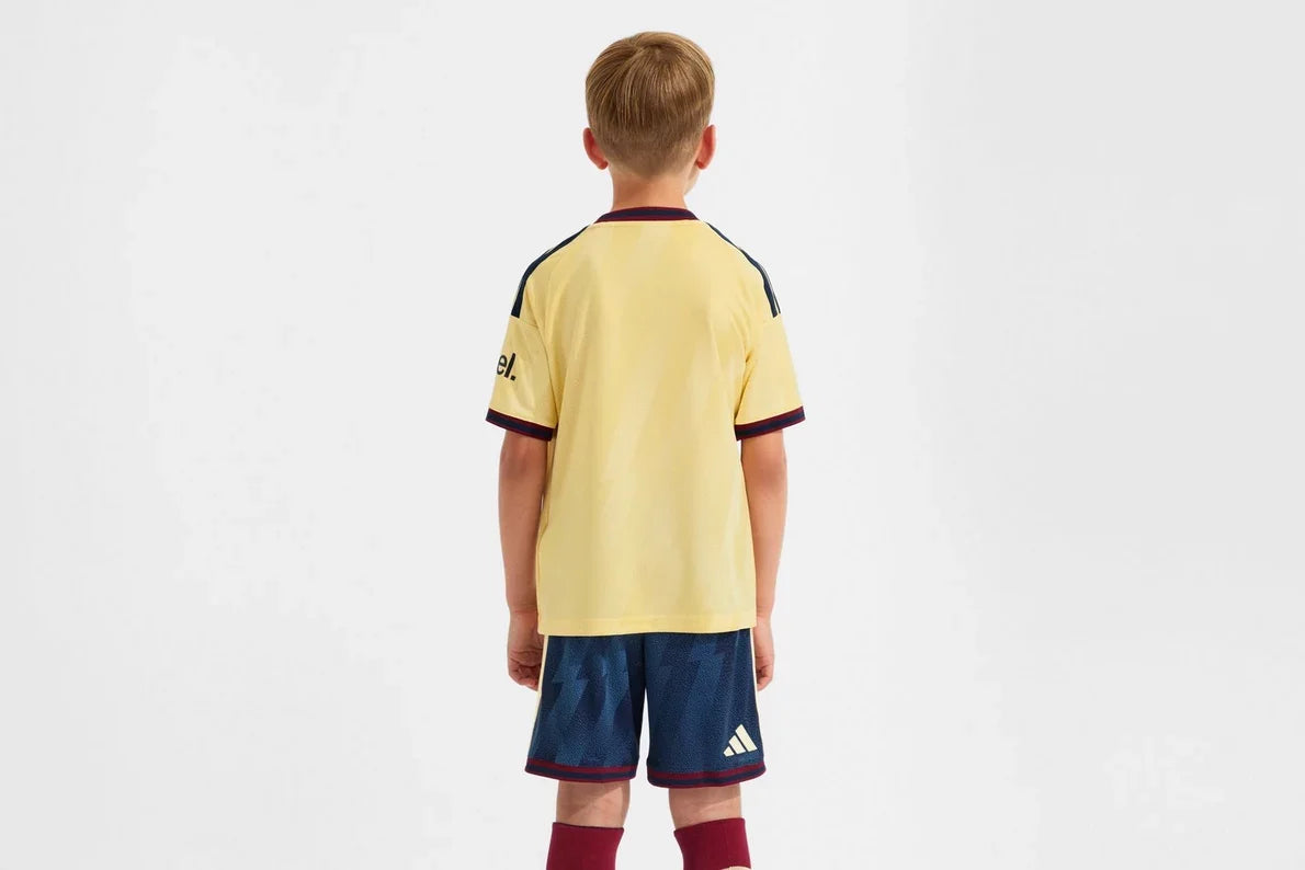 Kit Infantil Arsenal Third 26/27 - Amarela