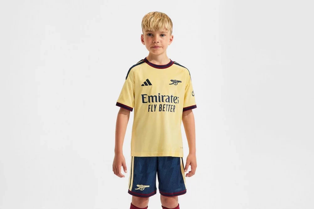 Kit Infantil Arsenal Third 26/27 - Amarela