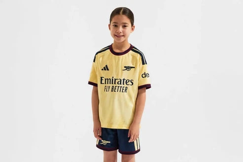 Kit Infantil Arsenal Third 26/27 - Amarelo