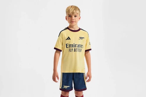 Kit Infantil Arsenal Third 26/27 - Amarelo