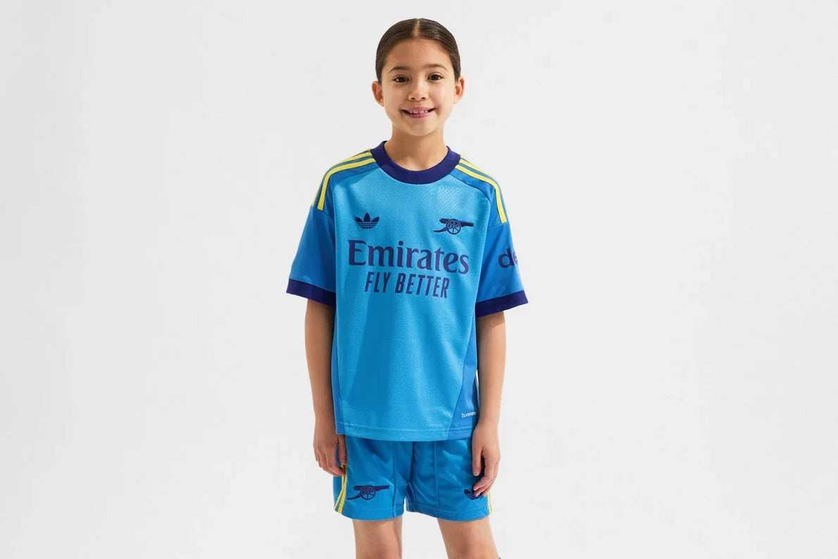Kit Infantil Arsenal Goleiro 26/27 - Azul