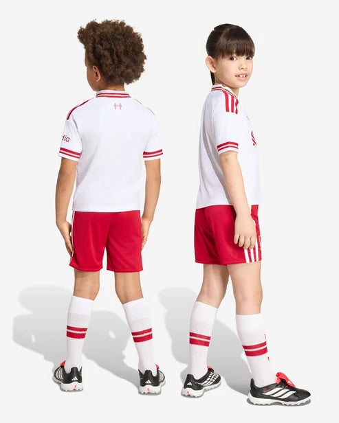 Kit Infantil Liverpool Away 26/27  - Branca