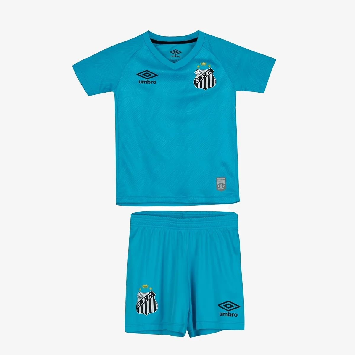 Kit Infantil Santos Third 25/26 - Azul