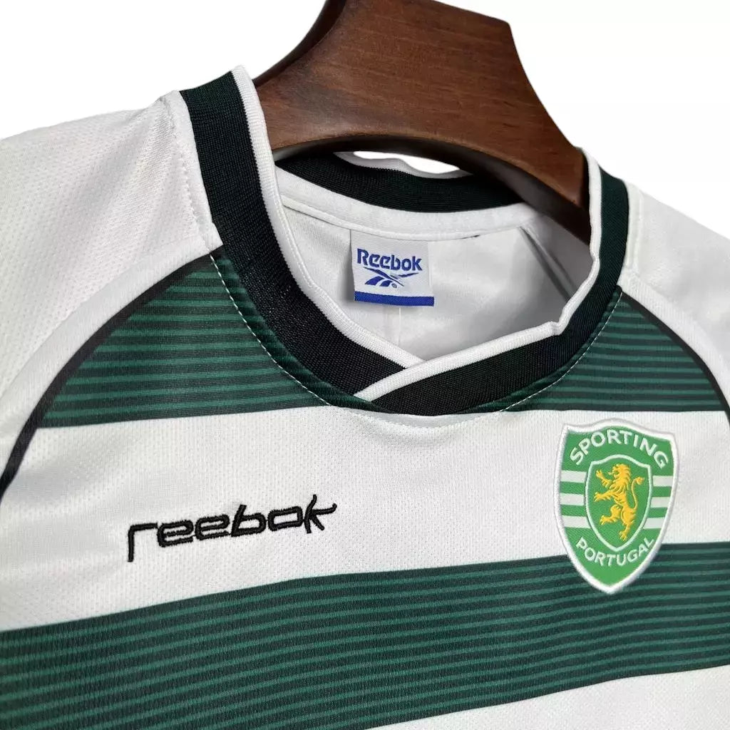 Kit Infantil Sporting Home Retrô 2003  - Verde e Branco