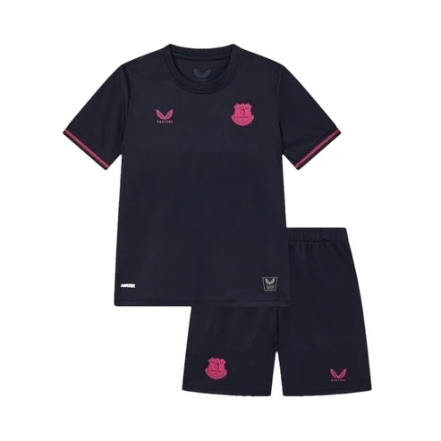Kit Infantil Everton Third 25/26 Castore  - Preto