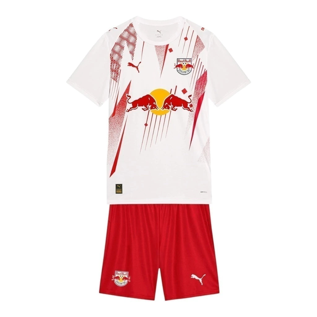 Kit Infantil RB Bragantino Home 26/27 - Branco e Vermelho
