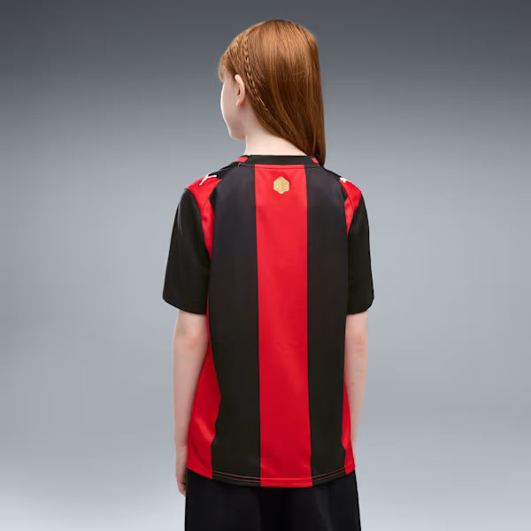 Kit Infantil Milan Home 26/27  - Vermelho e Preto