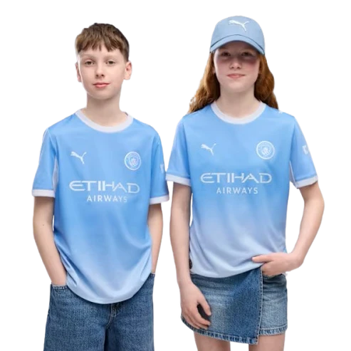 Kit Infantil Manchester City Home 26/27 - Azul